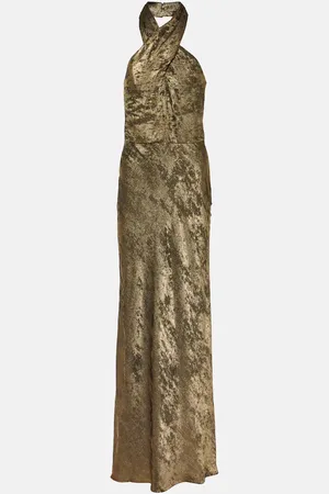 VERONICA BEARD Alberta lamÃ© gown