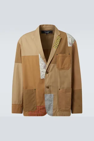 Comme des Garçons Comme des GarÃ§ons Homme Patchwork cotton-blend satin blazer