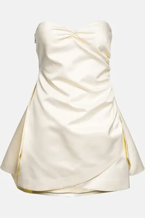 ROTATE Bridal strapless ruched minidress