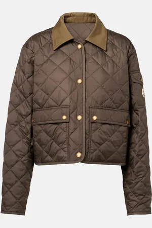 Moncler Chitre quilted canvas-trimmed jacket