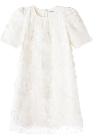 Self-Portrait Beaded tulle dress