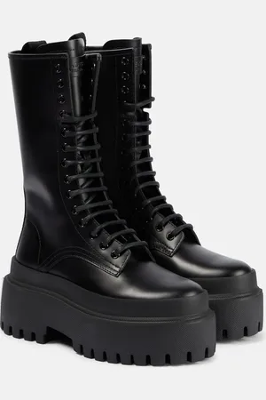 Dolce & Gabbana Leather platform combat boots