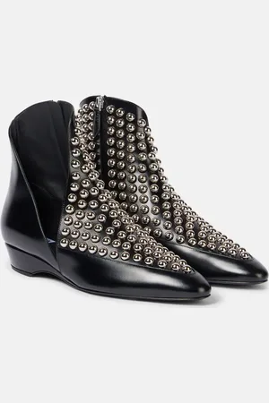 Alaïa AlaÃ¯a Studded leather ankle boots