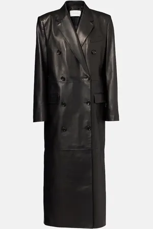 MAGDA BUTRYM Double-breasted leather coat