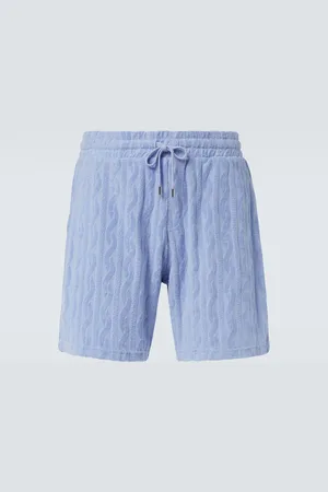Frescobol Carioca Augusto cotton terry jacquard shorts