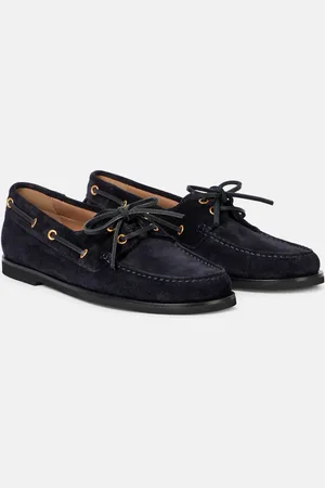 Gianvito Rossi VandÃ©e suede boat shoes