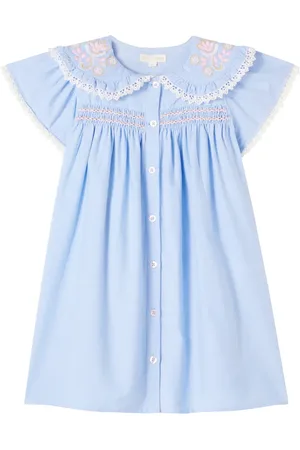 Louise Misha Nalina embroidered cotton gauze dress