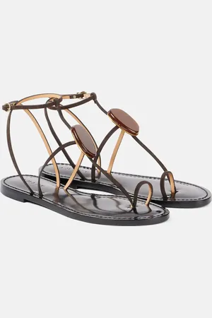 AMANU Cairo embellished leather sandals