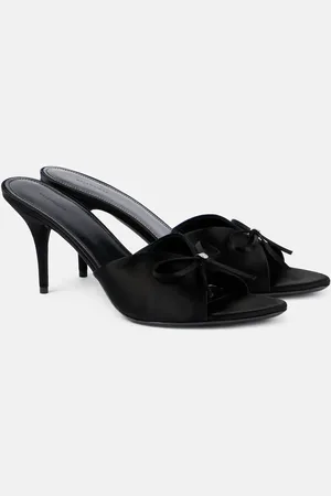 Balenciaga Knife Bow 80 satin sandals