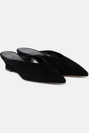 Le Monde Beryl Le Monde BÃ©ryl Suede wedge mules