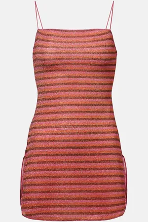 Oseree OsÃ©ree LumiÃ¨re striped minidress