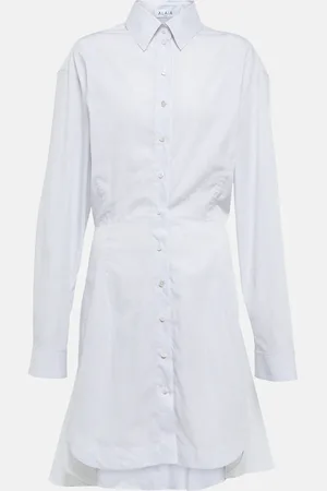 Alaïa AlaÃ¯a Cotton shirt dress