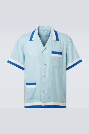 BODE Seedling Stripe linen shirt