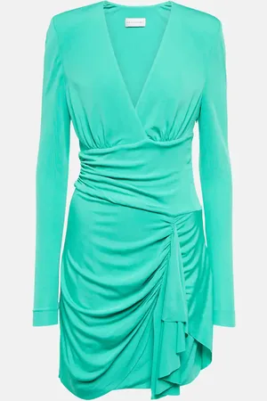 Rebecca Vallance Riccardo draped jersey minidress