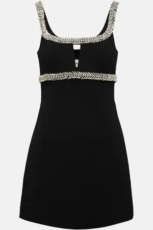 Rebecca Vallance Alpine embellished crÃªpe minidress