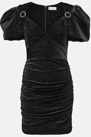 Rebecca Vallance Moon River puff-sleeve mini dress
