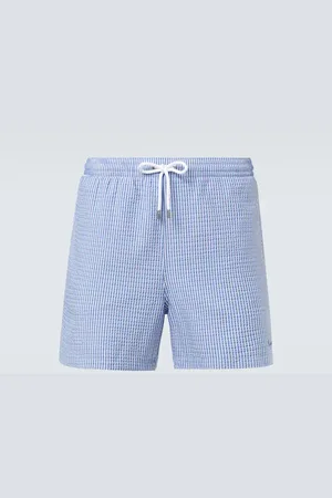 Ralph Lauren Amalfi logo striped swim trunks