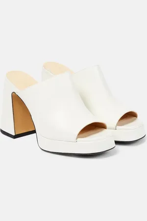 Souliers Martinez Alba 90 platform leather mules