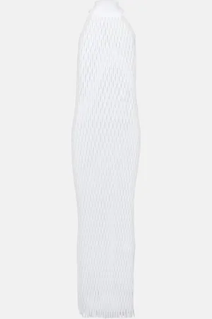 Alaïa AlaÃ¯a MacramÃ© maxi dress