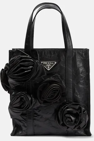 Prada Rosette-embellished leather tote bag