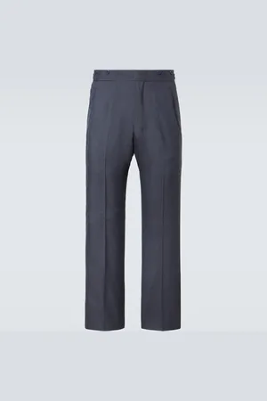 Prada Mohair and silk straight pants