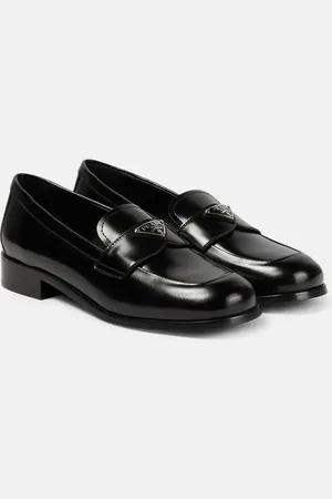 Prada Penny leather loafers
