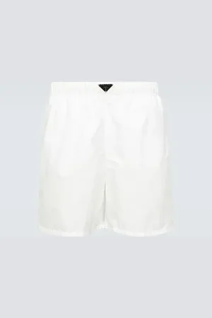 Prada Re-Nylon logo swim trunks