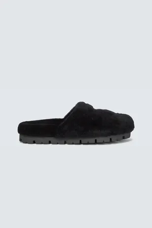 Prada Shearling slippers