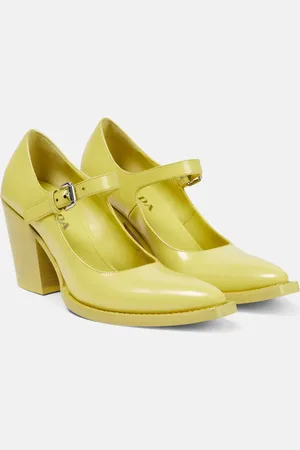 Prada Cedro leather pumps