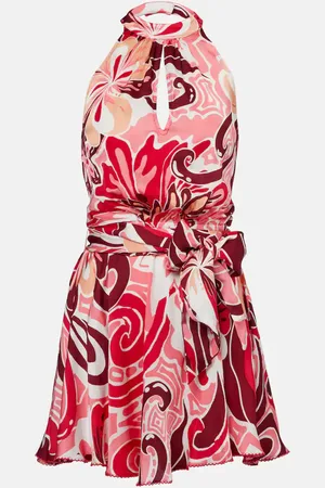 POUPETTE ST BARTH Cassandra open-back satin minidress