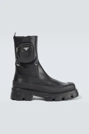Prada Leather ankle boots
