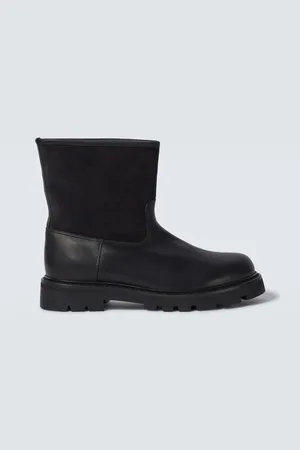 Loro Piana Suilven Walk suede and leather ankle boots