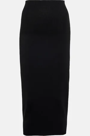 Victoria Beckham VB Body high-rise knit midi skirt