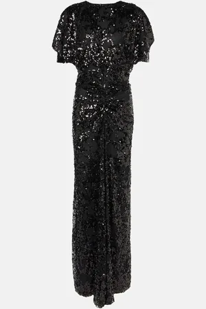 Victoria Beckham Sequined gathered gown