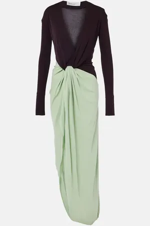 Victoria Beckham Knot-detail jersey gown