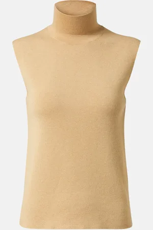 Loro Piana Luciole cashmere-blend turtleneck top