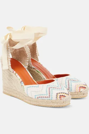 Missoni Eva 80 Zig Zag raschel espadrille wedges