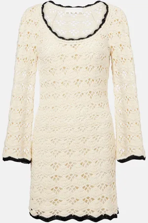 ZIMMERMANN Rhiannon pointelle cotton minidress