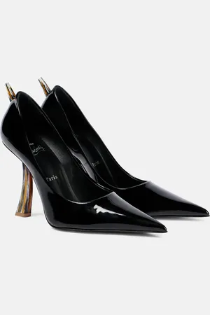Christian Louboutin Kate Clawmax 100 patent leather pumps