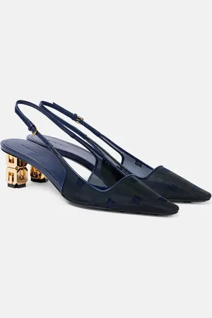 Givenchy G Cube 4G mesh slingback pumps