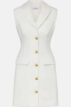 VERONICA BEARD Fairfax linen-blend minidress
