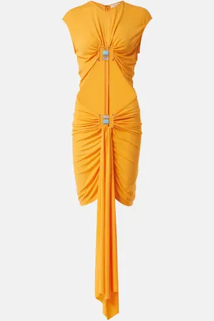 CHRISTOPHER ESBER Duo Bezel cutout jersey minidress