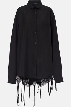 Balenciaga Oversized poplin shirt