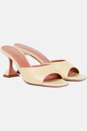 Amina Muaddi Lupita 70 leather mules