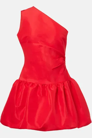 Patou Asymmetric balloon minidress