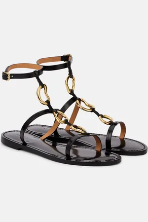 AMANU Bazaruto embellished leather sandals