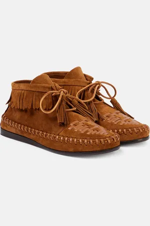 Isabel Marant Felsa fringed suede ankle boots