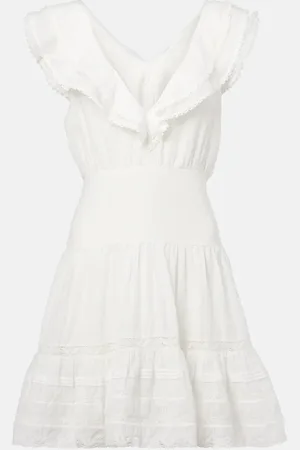 POUPETTE ST BARTH Della striped cotton minidress