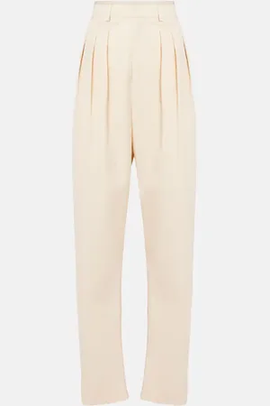 LEMAIRE Wool-blend gabardine tapered pants