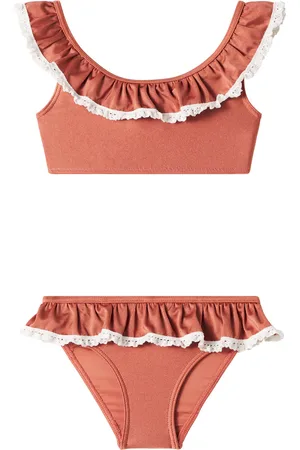 Rylee + Cru Margot lace-trimmed bikini